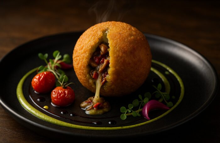 Vegan with tomatoes